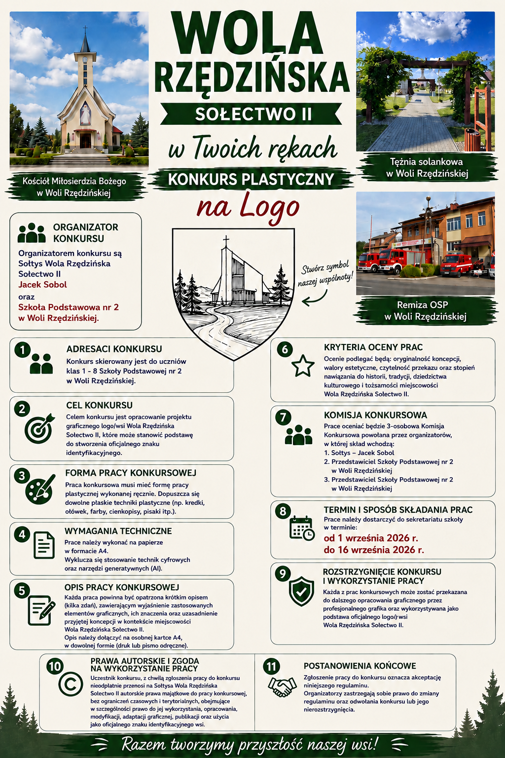 plakat na logo wrz